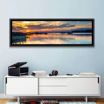 Folly River Sunset Reflection Wall Art