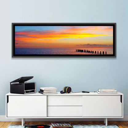Naples Pier at Sunset Wall Art