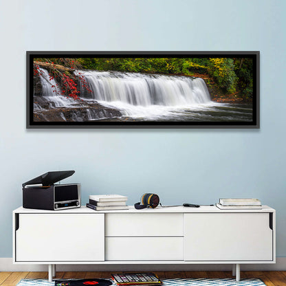 Blue Ridge Autumn Waterfall Wall Art