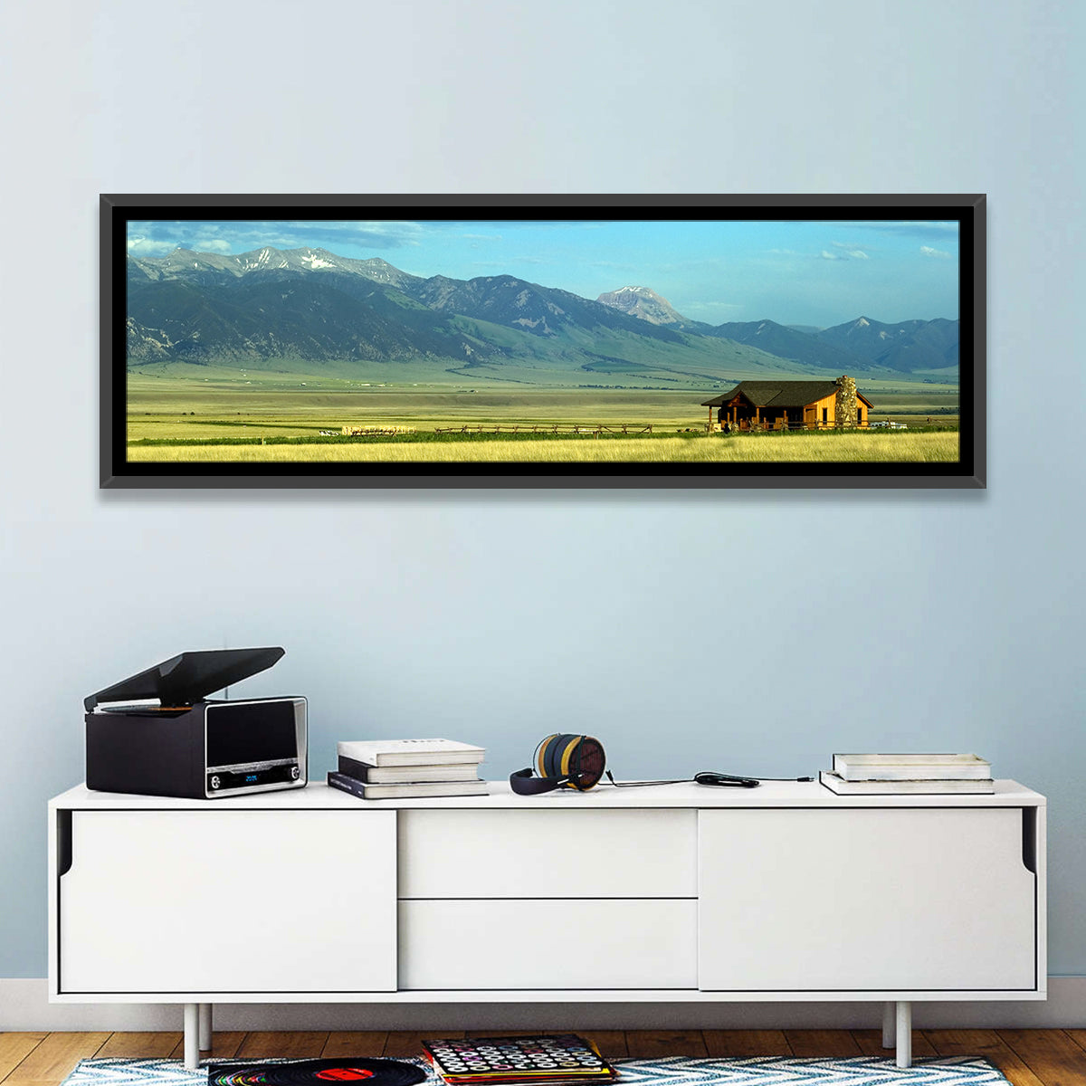 Montana Mountain Ranch Wall Art