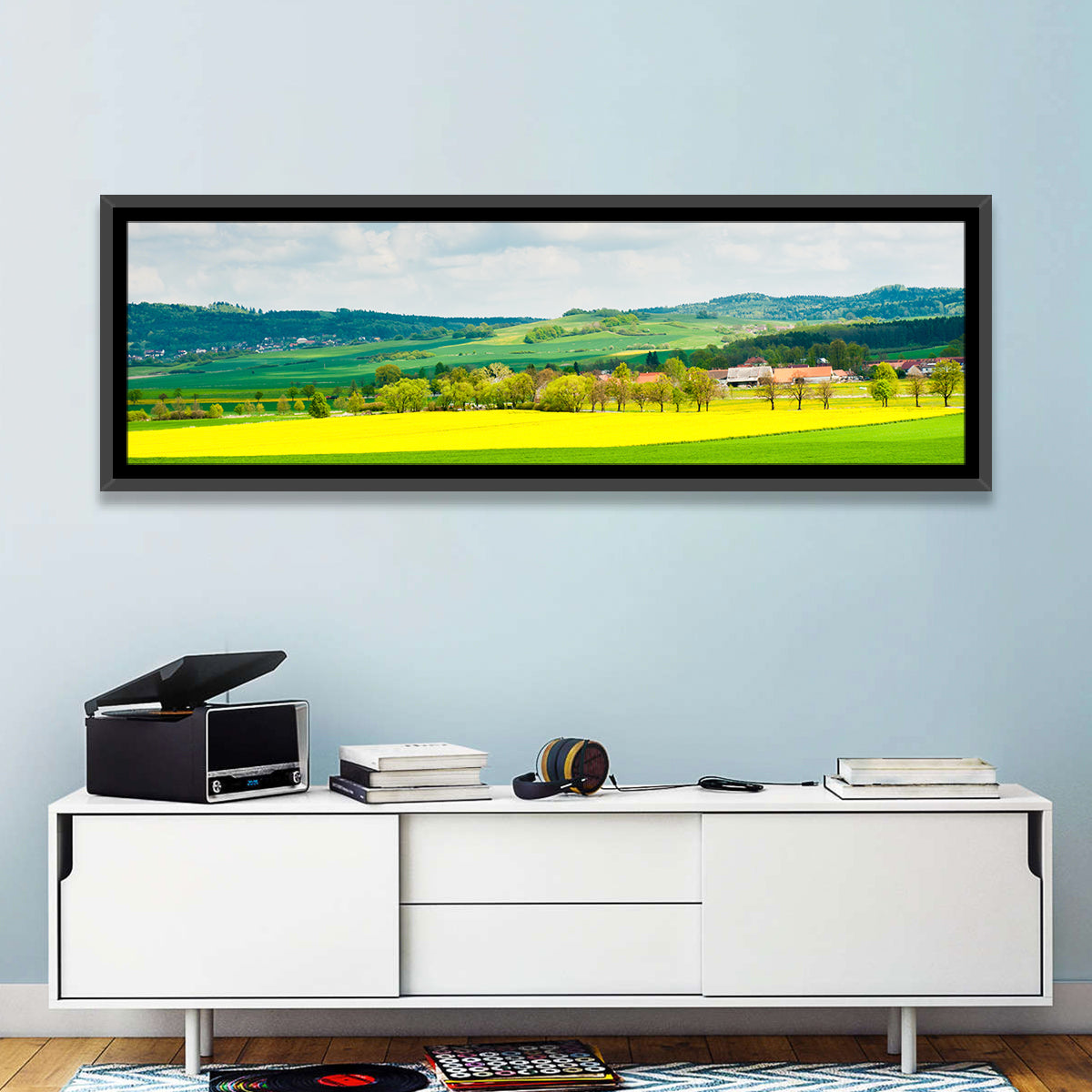 Czech Rapeseed Fields Wall Art