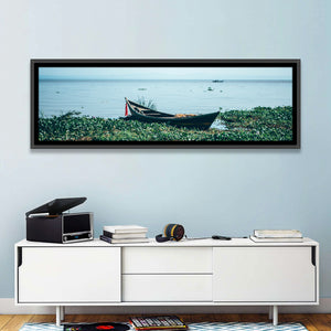 Boat In Lake Victoria Wall Art