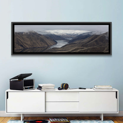 Snow-dusted Snake River Canyon Wall Art