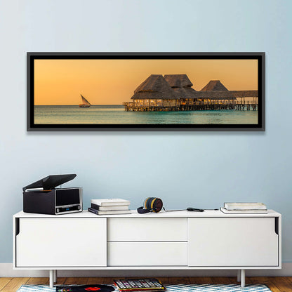 The Rock Restaurant Sunset Wall Art