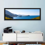 Coastal Cliffs and Lighthouse Bay Wall Art