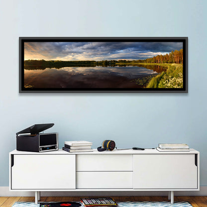 Finnish Lake Golden Hour Wall Art