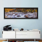 White Mountain Autumn River Wall Art