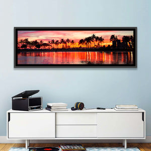 Hawaii Resort Sunset Wall Art