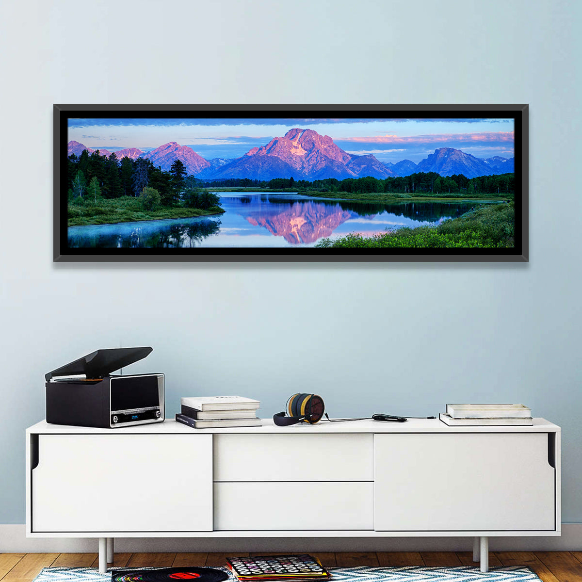 Oxbow Bend Dawn Reflection Wall Art