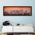 Newark Golden Hour Skyline Wall Art