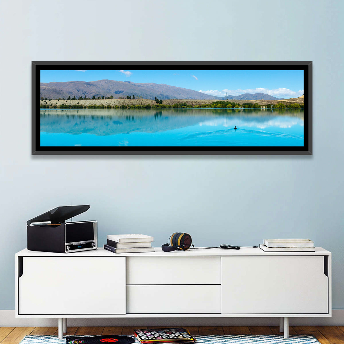 Lake Ruataniwha Reflection Wall Art