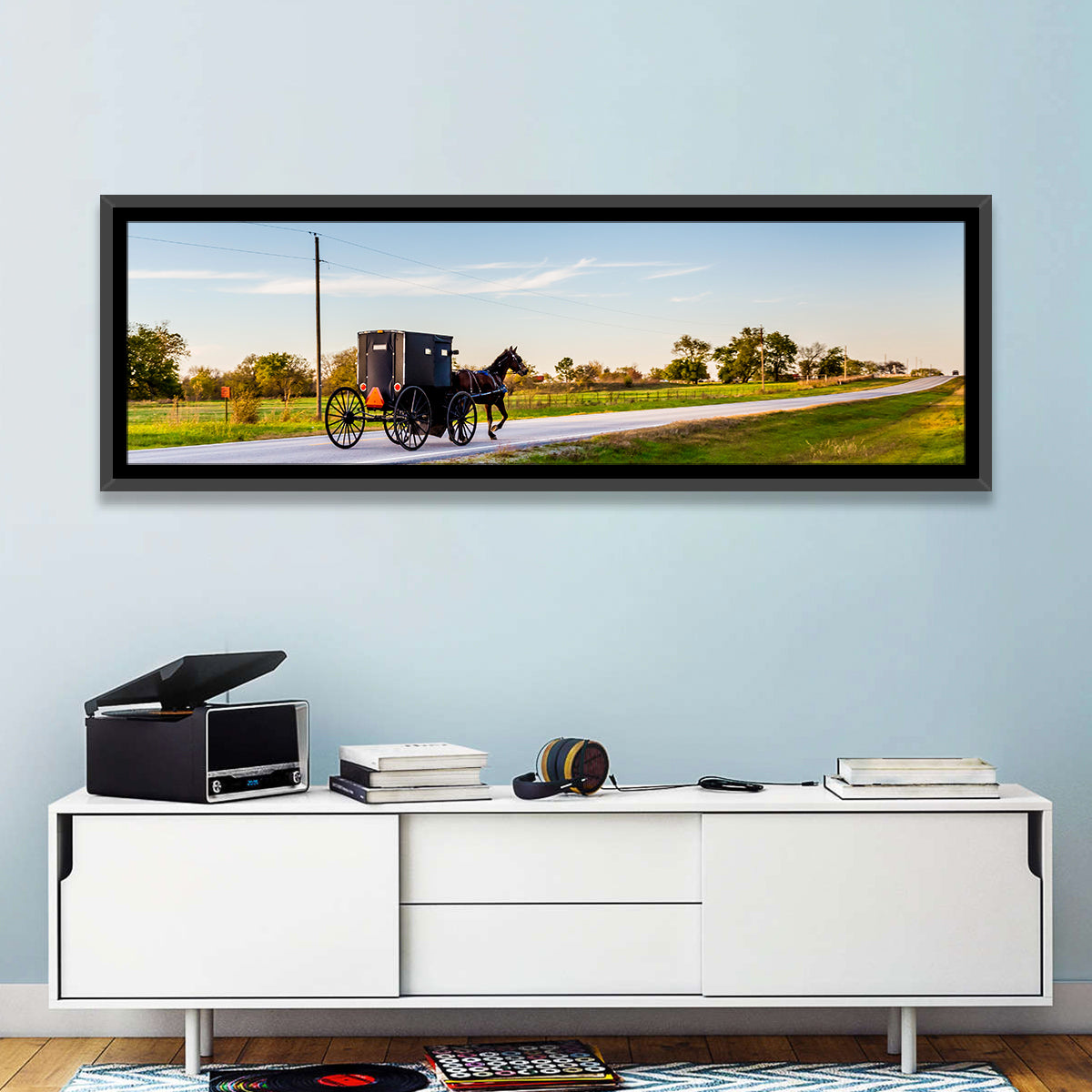 Amish Horse and Buggy, Oklahoma Wall Art