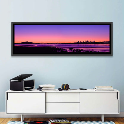 Auckland Skyline at Twilight Wall Art