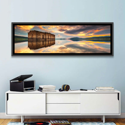 Sunken Church at Zhrebchevo Dam Wall Art
