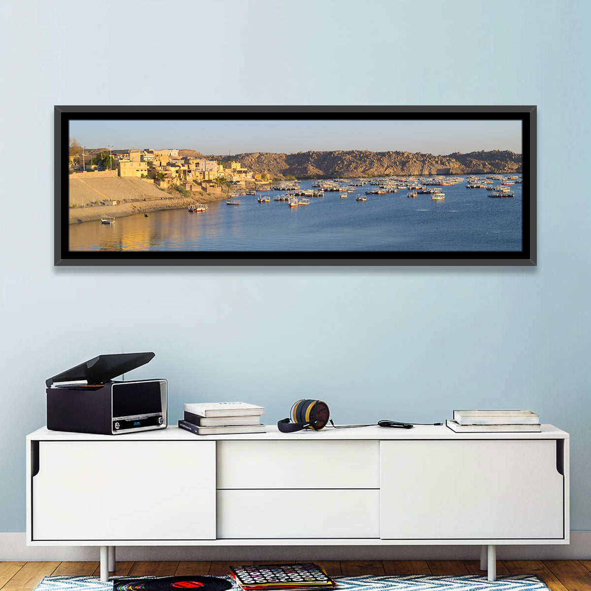 Lake Nasser Harbor View Wall Art
