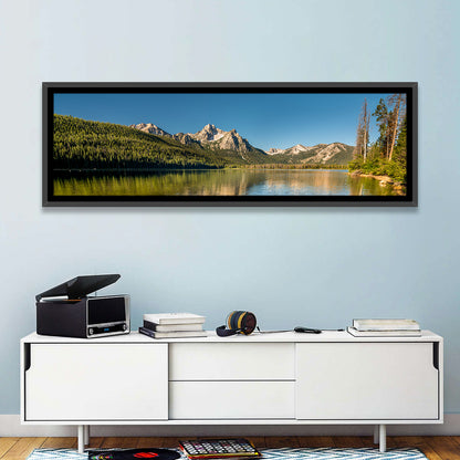 Morning Light at Stanley Lake Wall Art