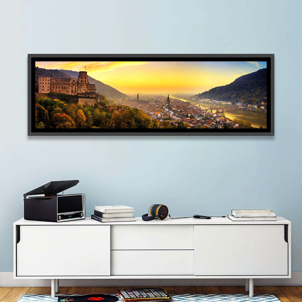 Heidelberg Castle at Dusk Wall Art