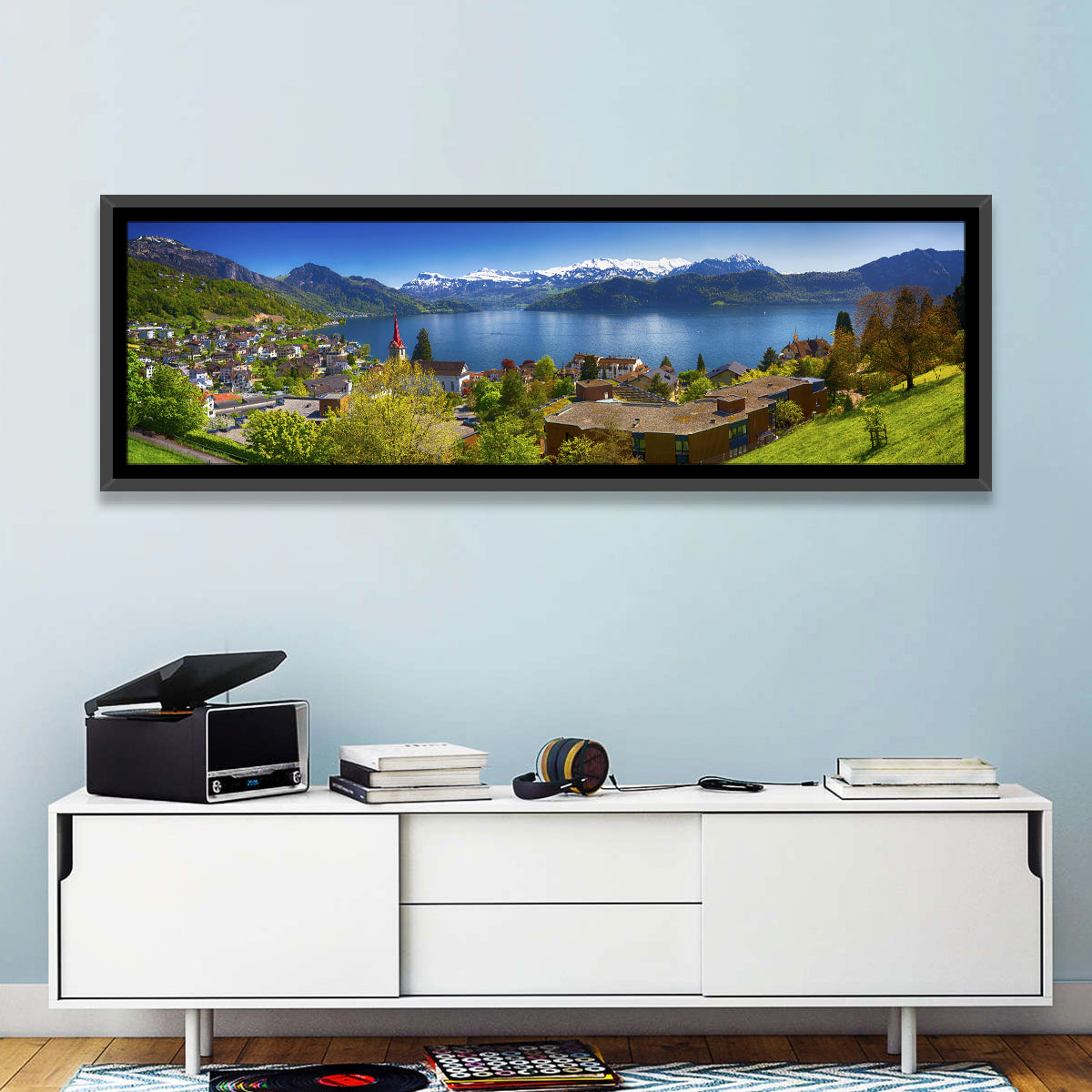 Lake Lucerne, Weggis Wall Art