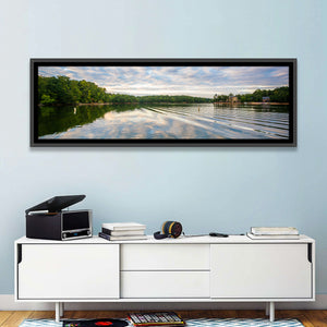 Cloudy Lake Norman Wall Art