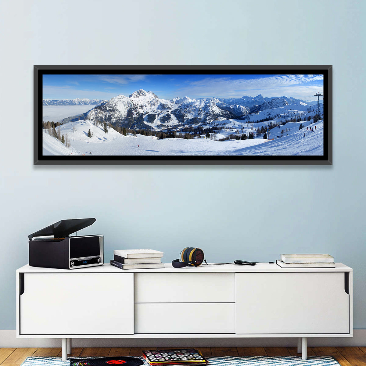 Nassfeld Ski Resort View Wall Art