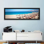 Mango Beach Umbrellas Wall Art