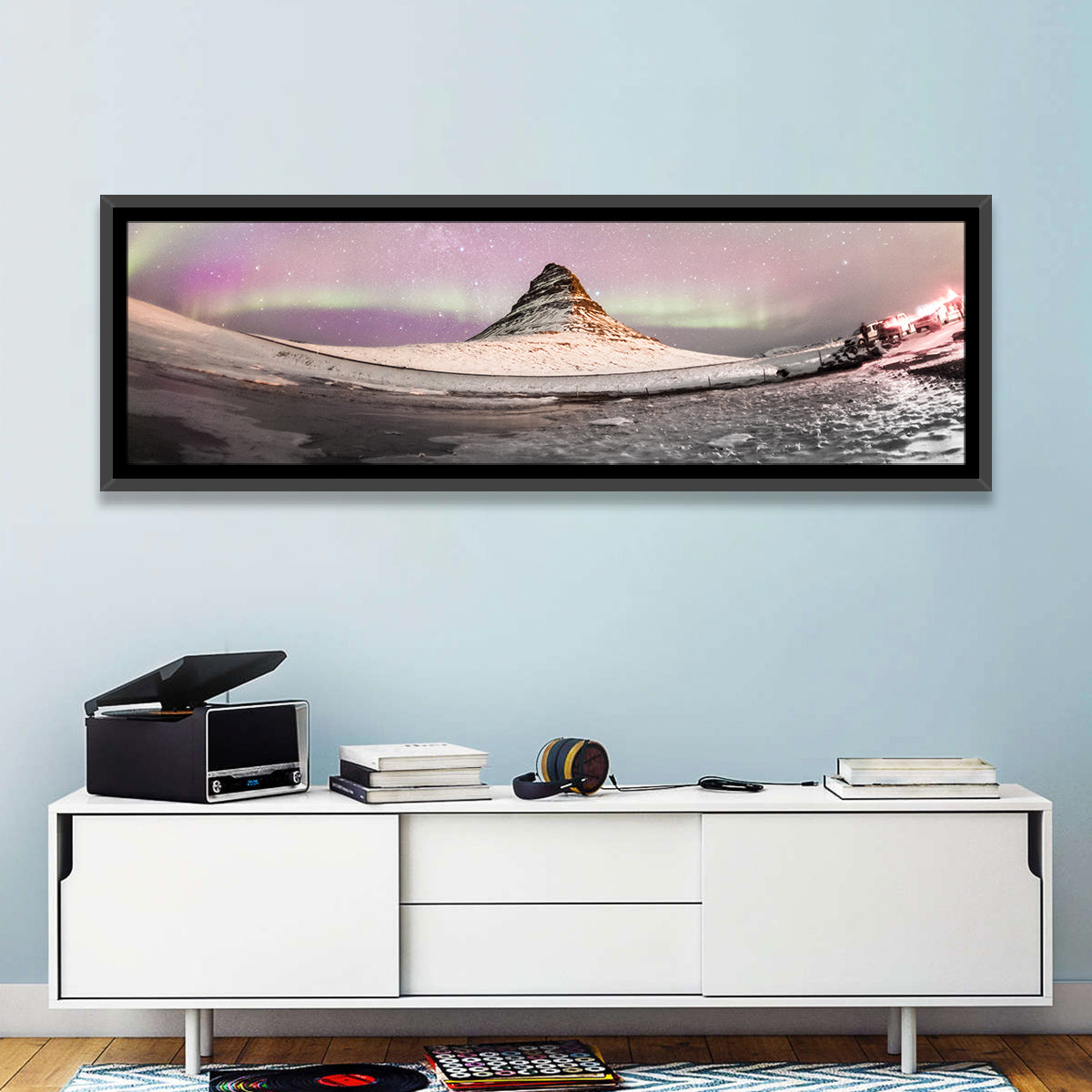 Aurora Over Kirkjufell Wall Art
