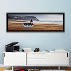 Icelandic Church with Dark Steeple Wall Art