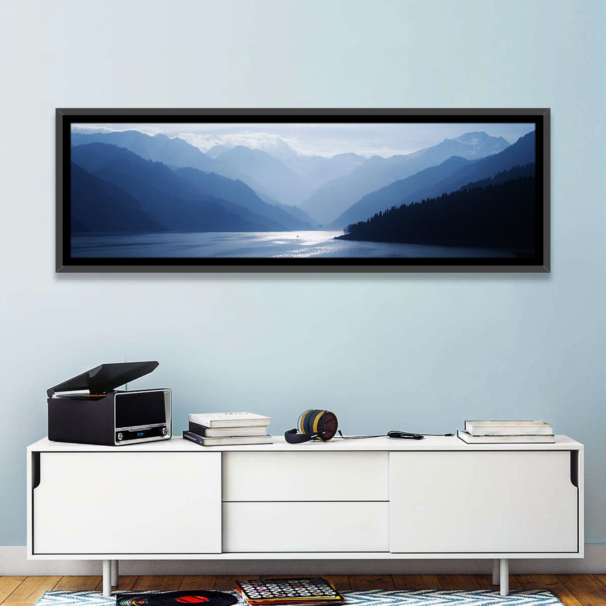 Xinjiang Lakeshore Serenity Wall Art