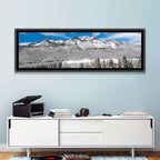 Colorado Snowy Mountain Cabin Wall Art