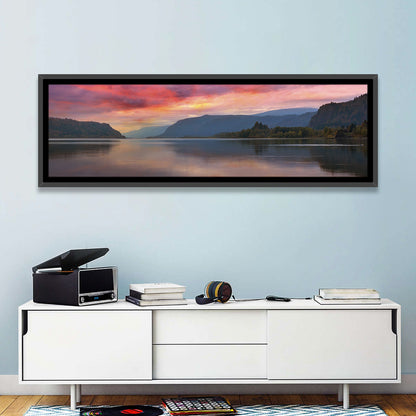 Sunrise Over River Gorge Wall Art
