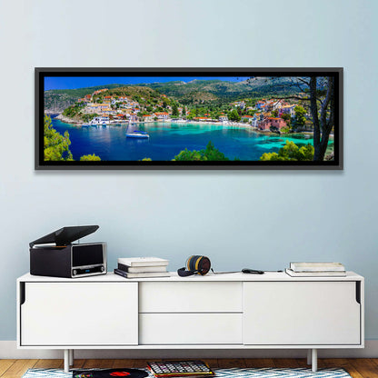 Assos Village Harbor View Wall Art