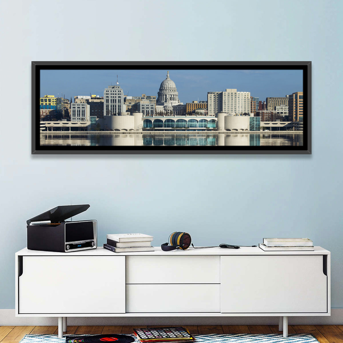 Madison Lake Monona Skyline Wall Art