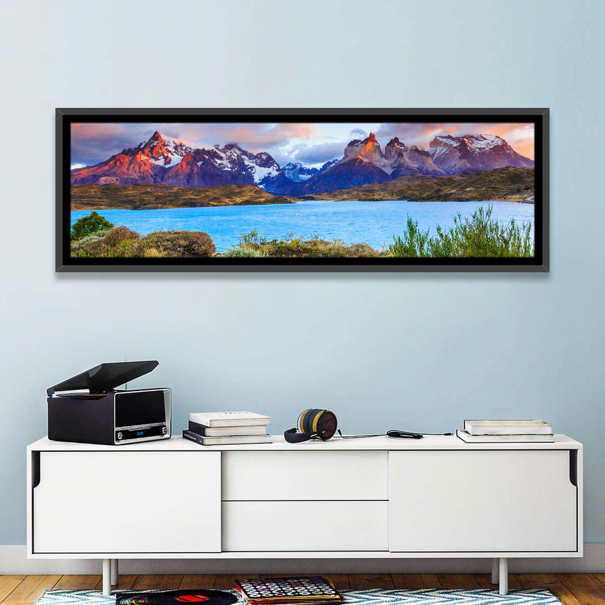 Lake Pehoe at Dawn Wall Art