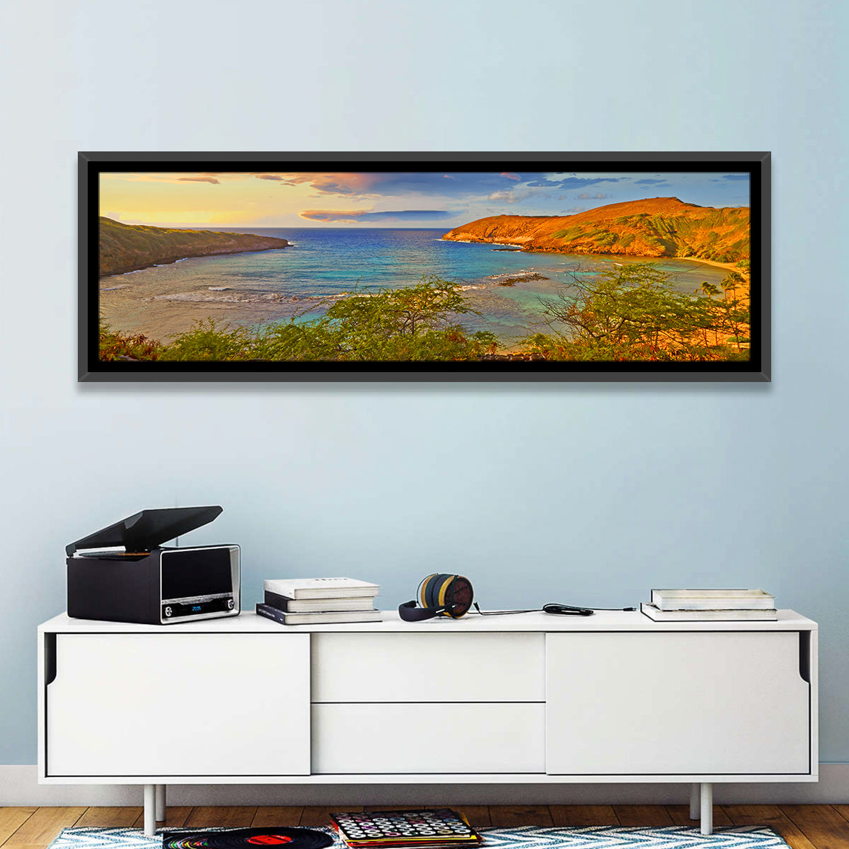 Hanauma Bay Golden Hour Wall Art