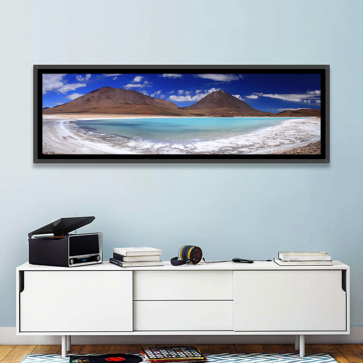 Laguna Verde Turquoise Lake and Licancabur Wall Art