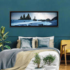 Reynisdrangar Sea Stacks Night Wall Art