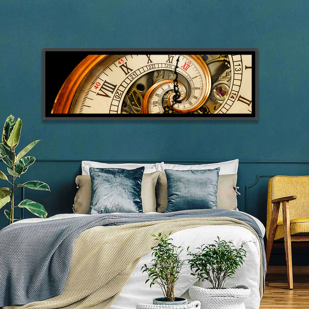 Antique Spiral Clock Face Wall Art