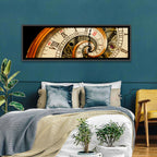 Antique Spiral Clock Face Wall Art