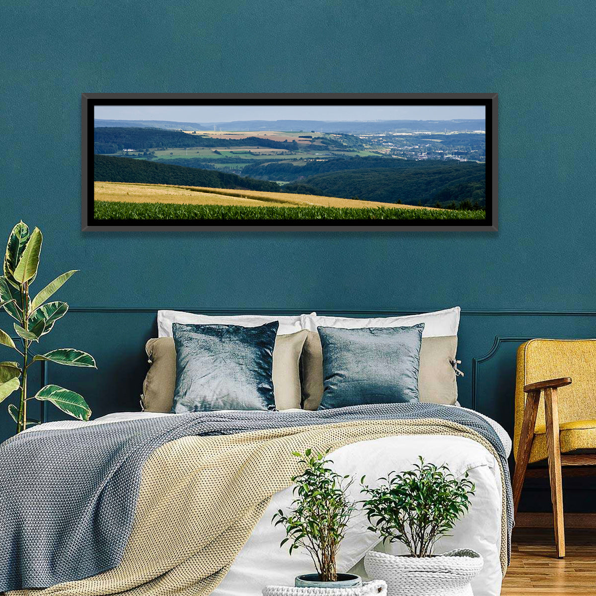 Village Grainfields Wall Art
