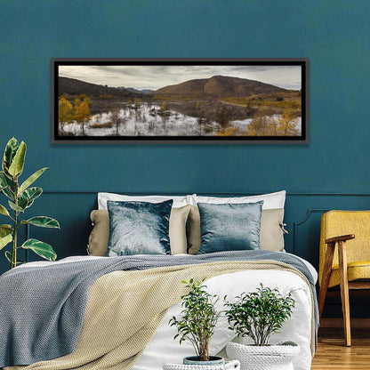 Lake Hodges Autumn Reflection Wall Art