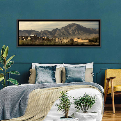 Afghan Mountain Village Wall Art