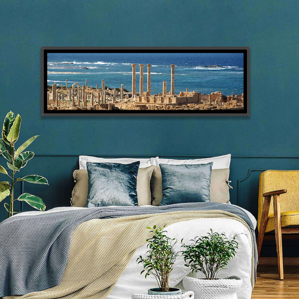Leptis Magna Coastal Ruins Wall Art
