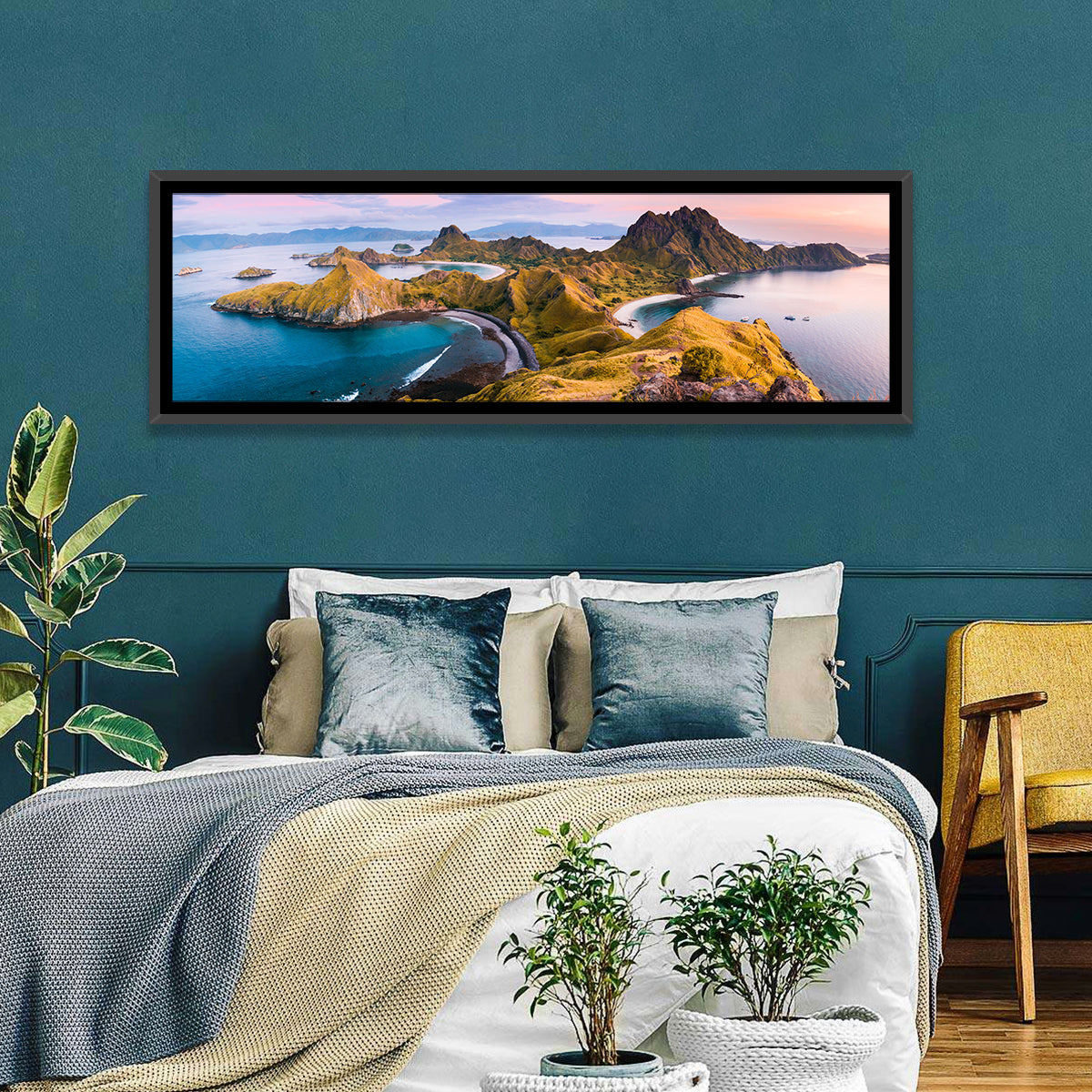 Padar Island Sunrise View Wall Art