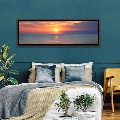 Lake Michigan Sunset Reflection Wall Art