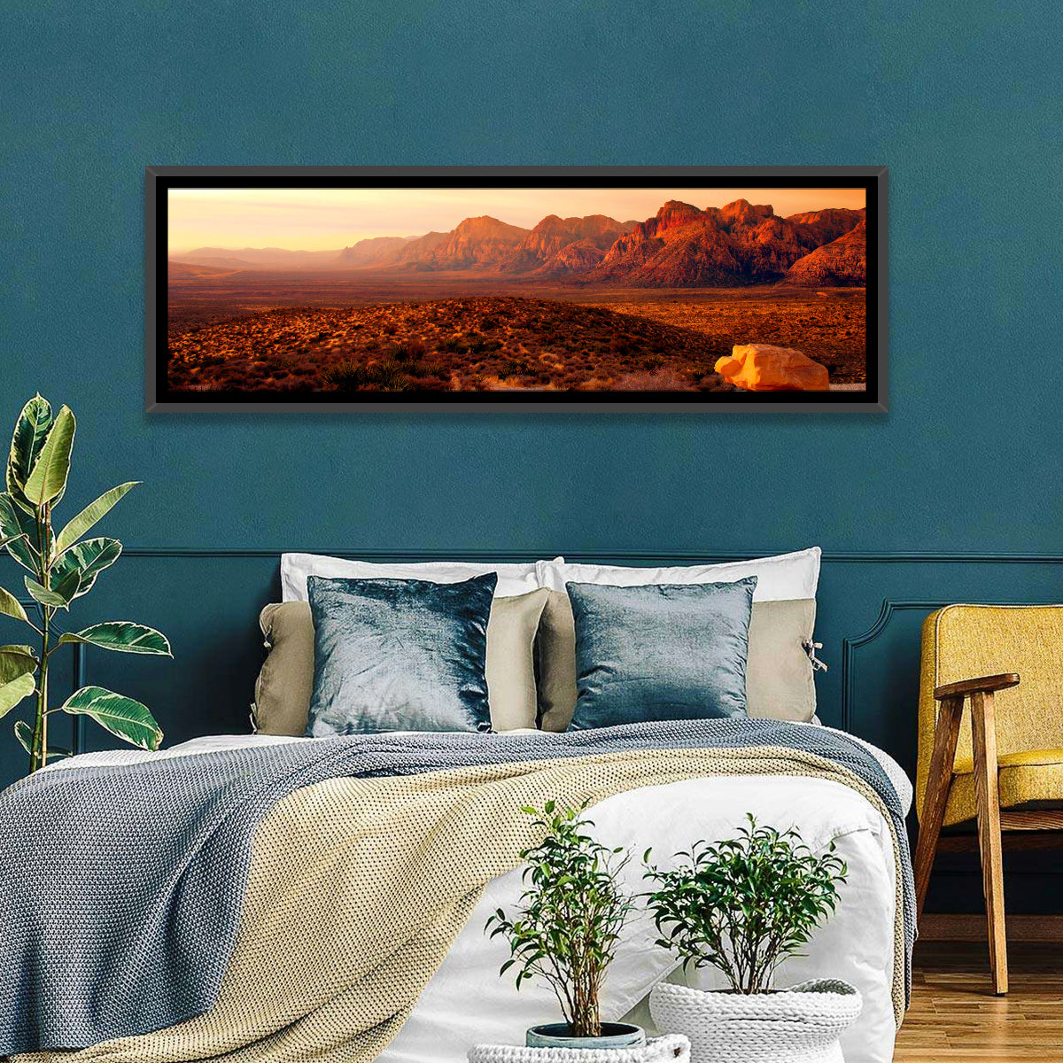 Red Rock Canyon Sunset Wall Art