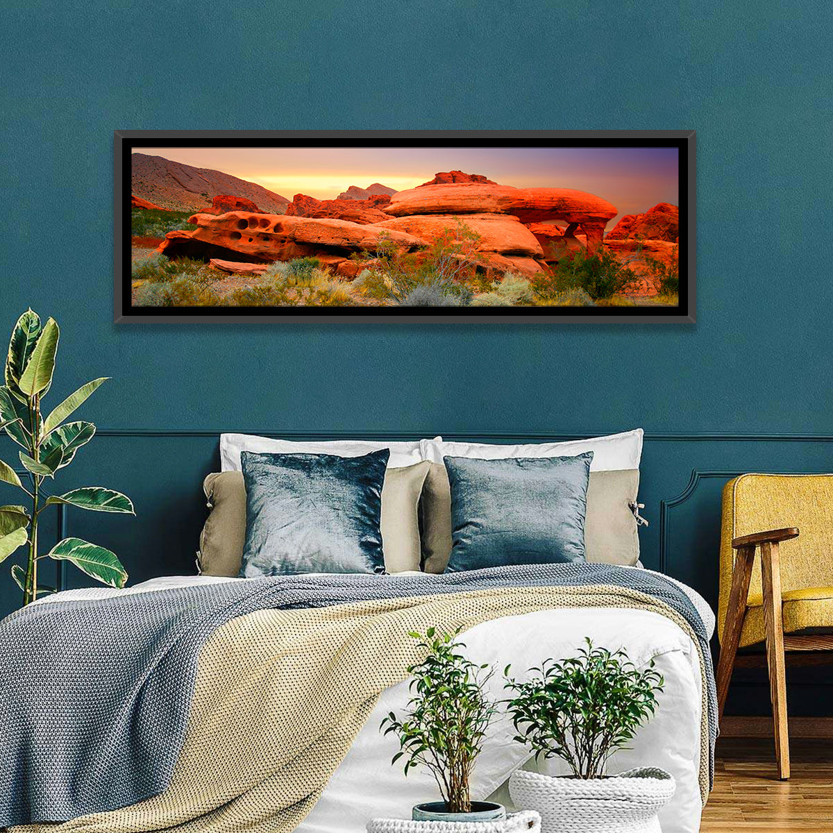 Red Rock Canyon Sunset Wall Art
