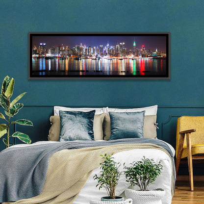 New York Skyline Reflection Wall Art