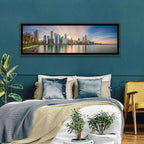 Chicago Skyline at Golden Hour Wall Art