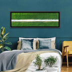 Aerial Irrigation Canal View Wall Art