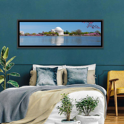 Thomas Jefferson Memorial with Cherry Blossoms Wall Art